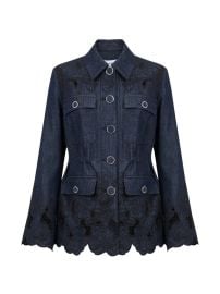 Veronica Beard Kiki button-fastening Jacket Blue at Farfetch
